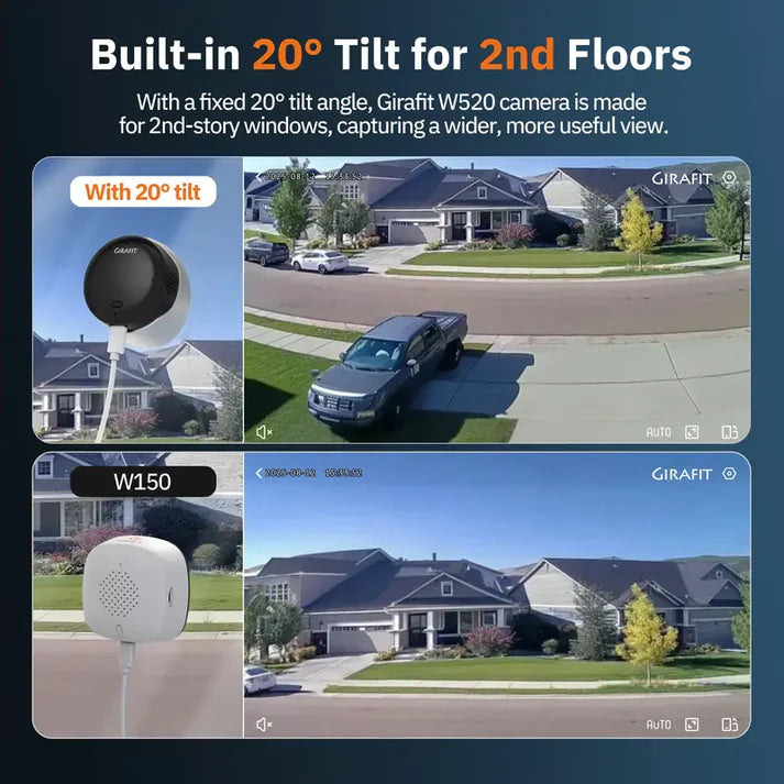 2K Dual-Band Wi-Fi camera with AI color night vision, motion detection, and 24/7 local storage. 📹✨